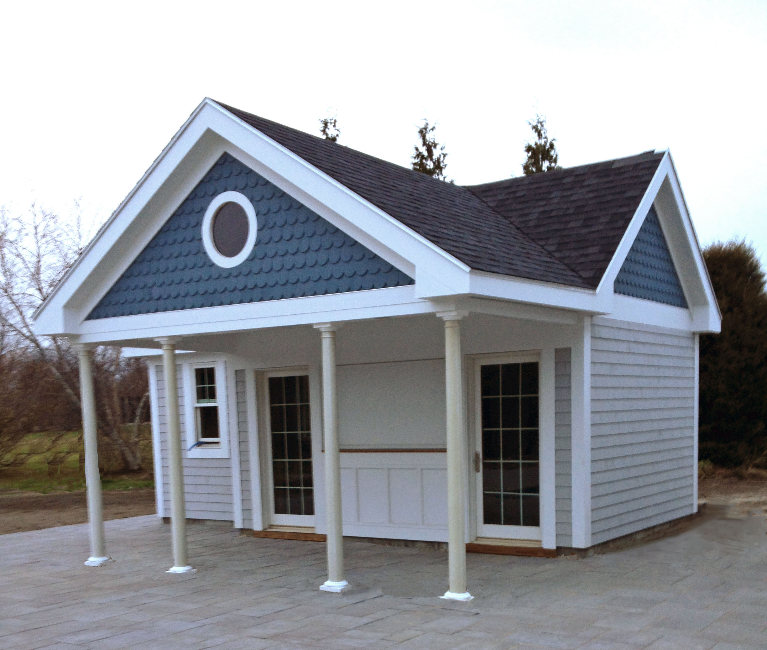 custom built storage shed